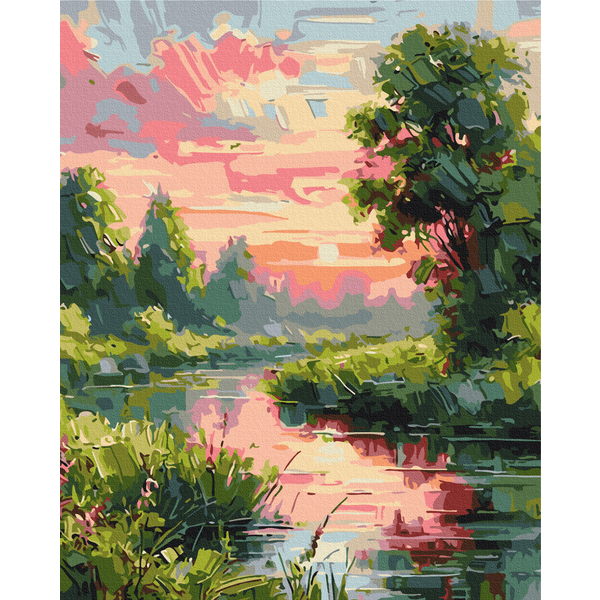 Картина по номерам Авторські колекції - Затишний пейзаж © Oleg Loburak