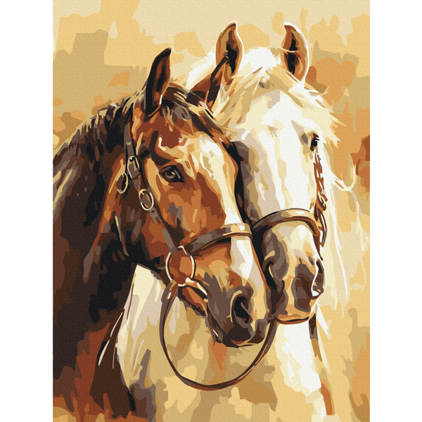 Картина по номерам Преміум картини - Шляхетні коні