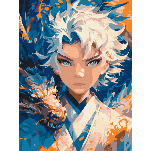 Картина по номерам Преміум картини - Хранитель драконів