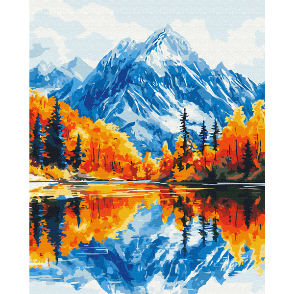 Картина по номерам Пейзажі - Осінь у горах
