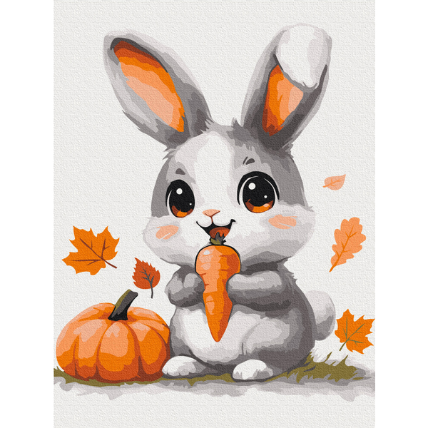 Картина по номерам Для дітей - Зайчик