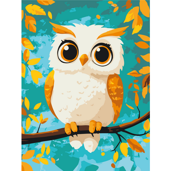 Картина по номерам Для дітей - Совеня