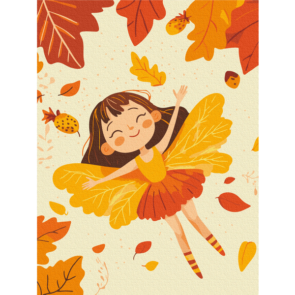 Картина по номерам Для дітей - Осіння фея