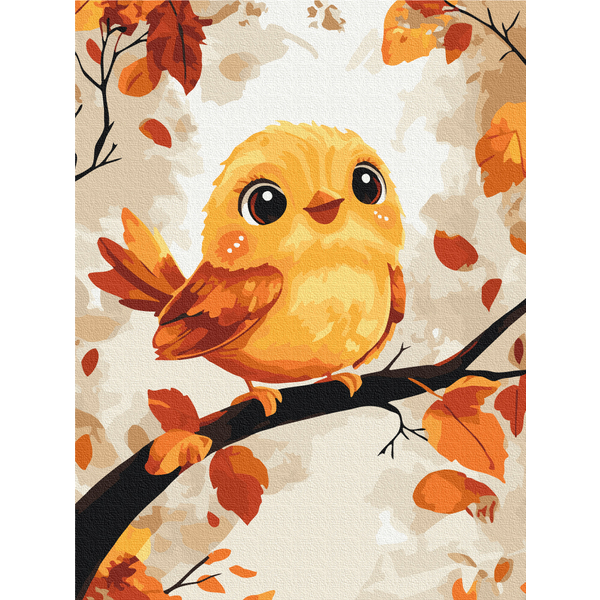 Картина по номерам Для дітей - Миле пташенятко