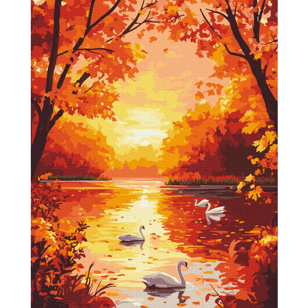 Картина по номерам Преміум картини - Золота симфонія природи