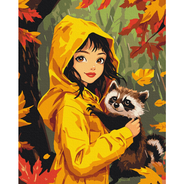 Картина по номерам Преміум картини - Осенний друг