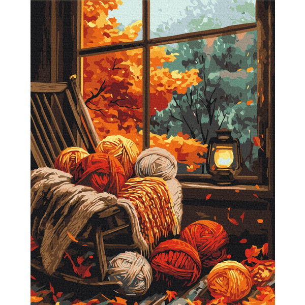 Картина по номерам Преміум картини - Осінній затишок