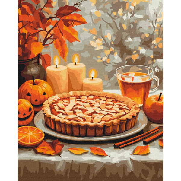 Картина по номерам Преміум картини - Яблучний пиріг