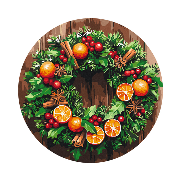 40 см - Рождественский венок (Размер L)