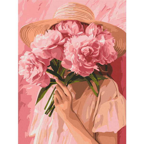 Картина по номерам Квіти - Рожевий настрій