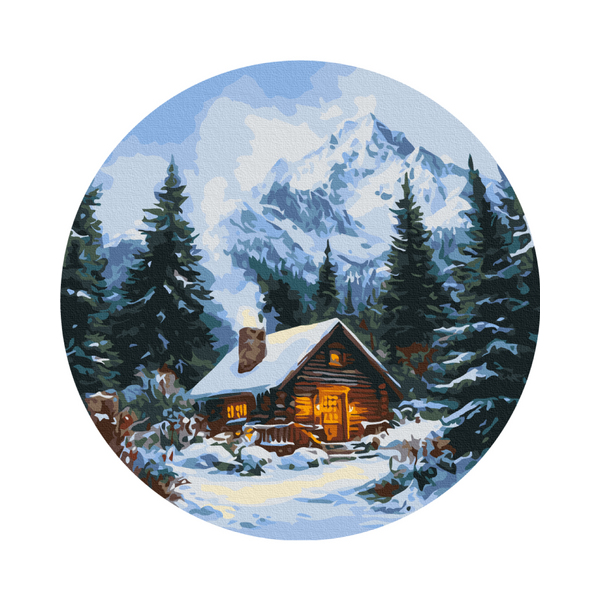 30 см - Сказочная избушка в лесу (Размер M)