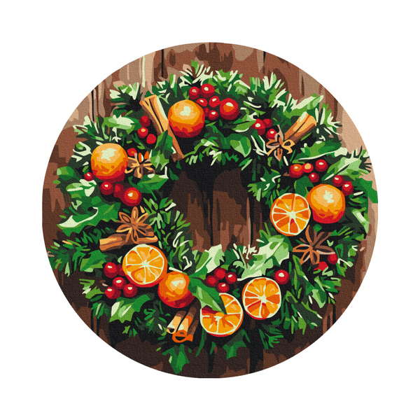 30 см - Рождественский венок (Размер M)