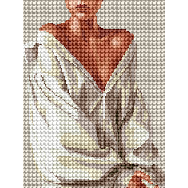 Алмазная мозаика 40x30 - Элегантный соблазн