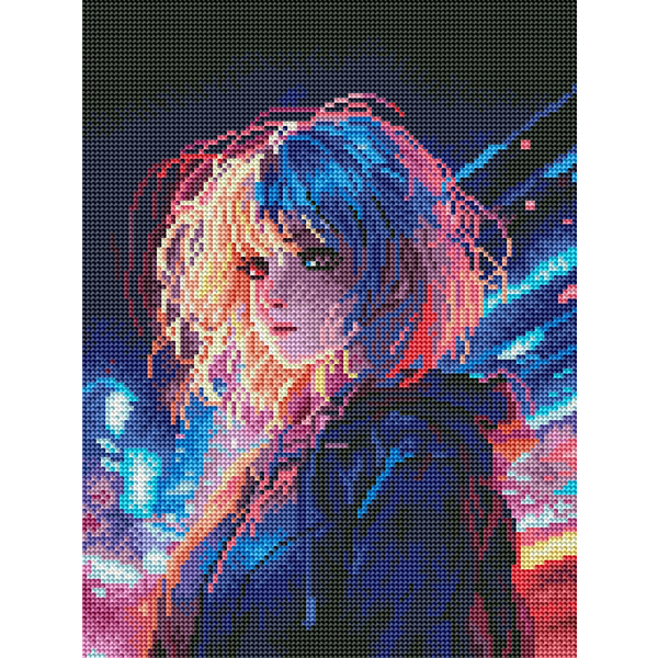 Алмазная мозаика 40x30 - Киберпанк