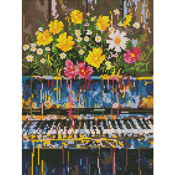 Алмазная мозаика 40x30 - Экспрессия музыки