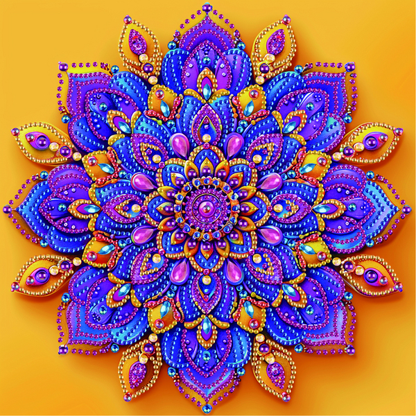 Алмазная мозаика 25x25 - Нежный цветок