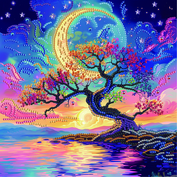 Алмазная мозаика 25x25 - Дерево мечты