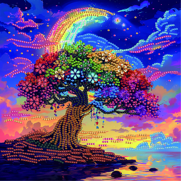 Алмазная мозаика 25x25 - Дерево мрій