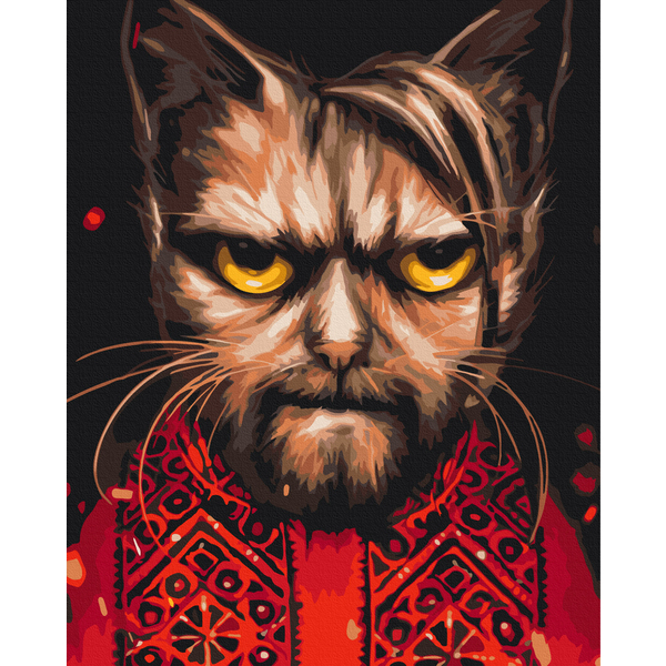 Картина по номерам Авторські колекції - Кот Усик© Марианна Пащук