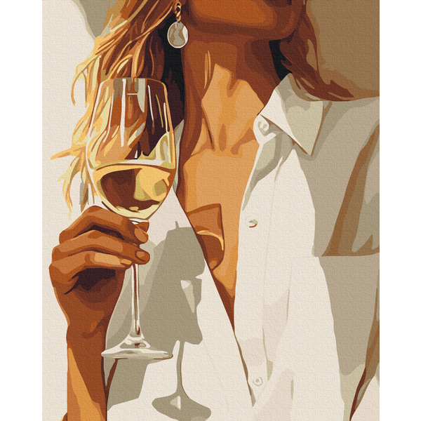 Картина по номерам Люди на картинах - Шарм в деталях