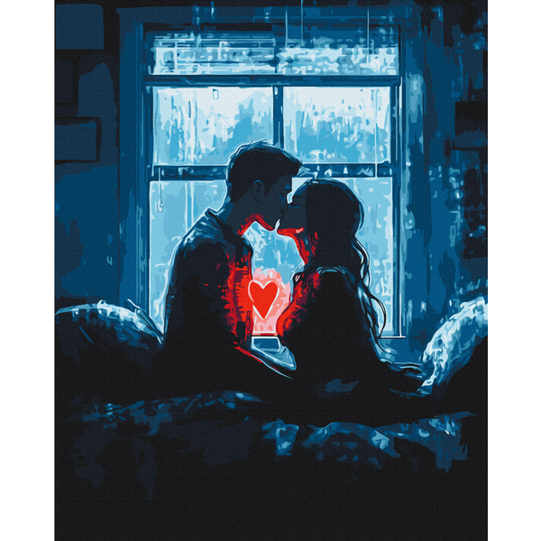 Картина по номерам Романтика - Серця, що з'єднались