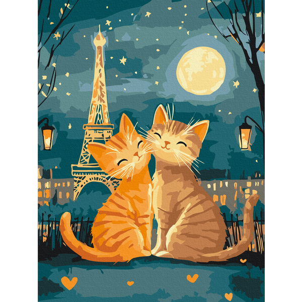 Картина по номерам Романтика - Любов муркоче