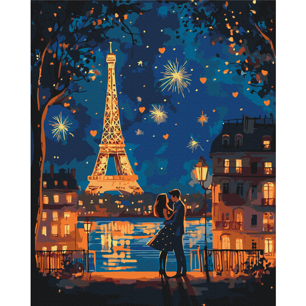 Картина по номерам Романтика - Любовь в воздухе
