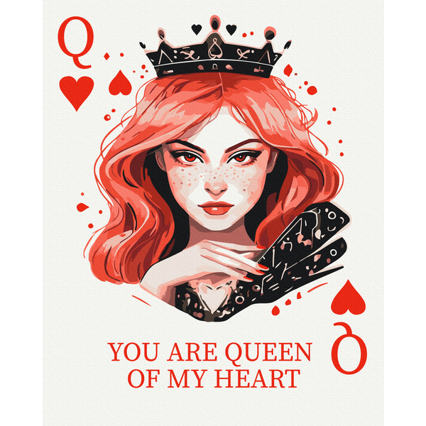 Картина по номерам Романтика - Королева сердець
