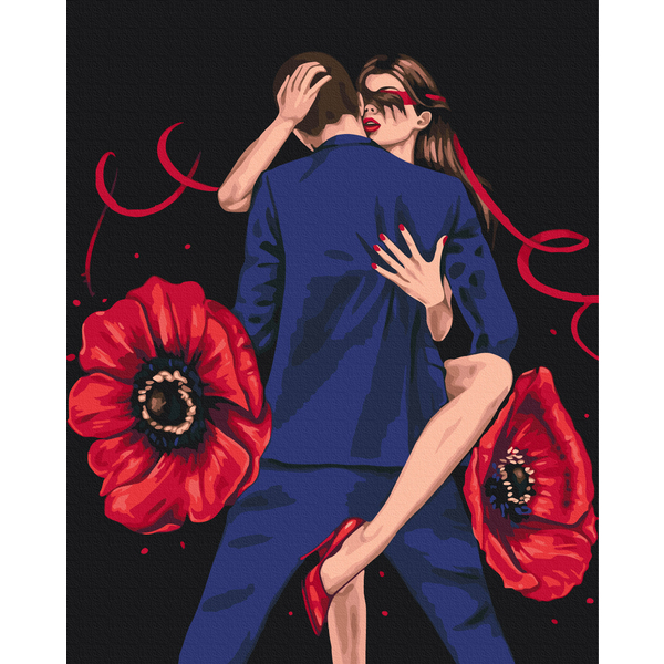 Картина по номерам Авторські колекції - Момент пристрасті ©Alla Berezovska