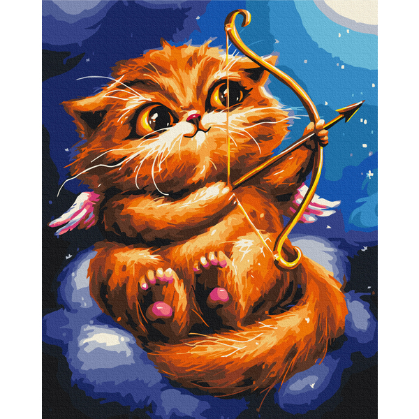 Картина по номерам Преміум картини - Стрілець купідончик © Маріанна Пащук