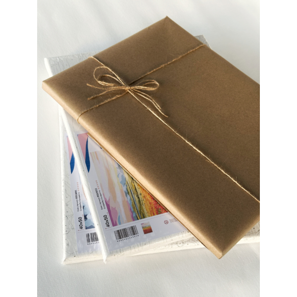 Подарункове упакування - Подарункова упаковка  крафт 50х60