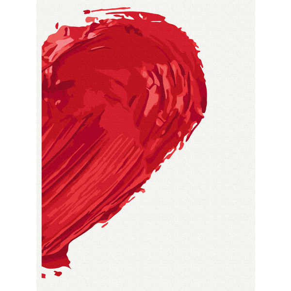 Картина по номерам Романтика - Відбиток кохання 2