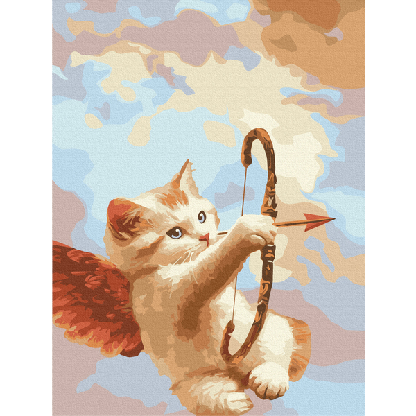 Картина по номерам Тварини, птахи та риби - Стрелы любви 1