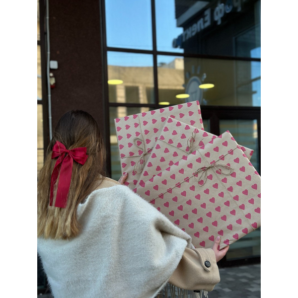 Подарункове упакування - Подарункова упаковка  крафт 40х50