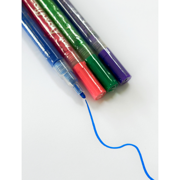 Акриловi маркери - Набор акриловых маркеров на водной основе (12 шт)