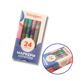 Набор акриловых маркеров на водной основе (24 шт)