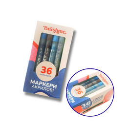 Набор акриловых маркеров на водной основе (36 шт)