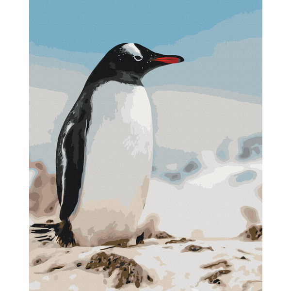 Картина по номерам Тварини, птахи та риби - Головний сусід українських полярників ©  Сергій Глотов