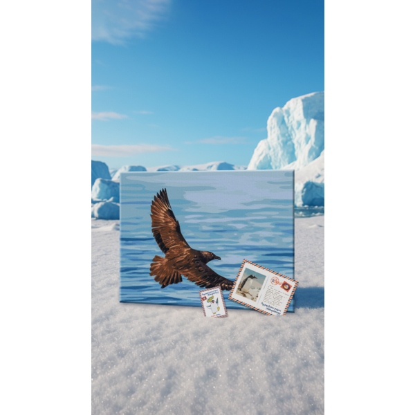 Картина по номерам Тварини, птахи та риби - Політ південнополярного поморника © Сергій Глотов