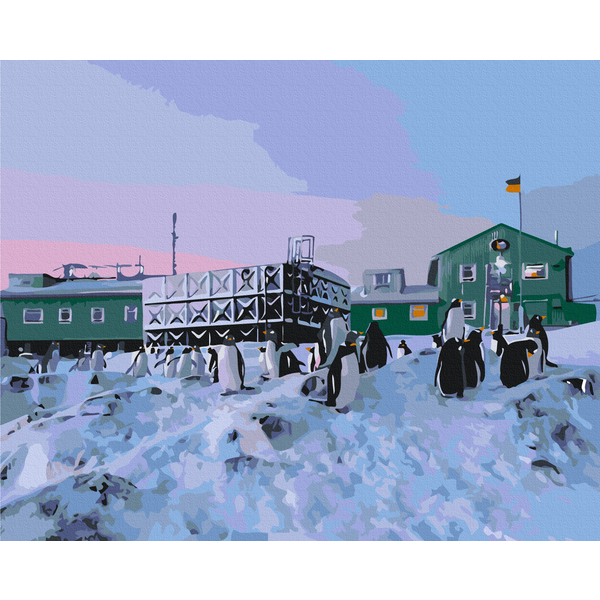 Картина по номерам Тварини, птахи та риби - Vernadsky Research Base © Оксана Савенко