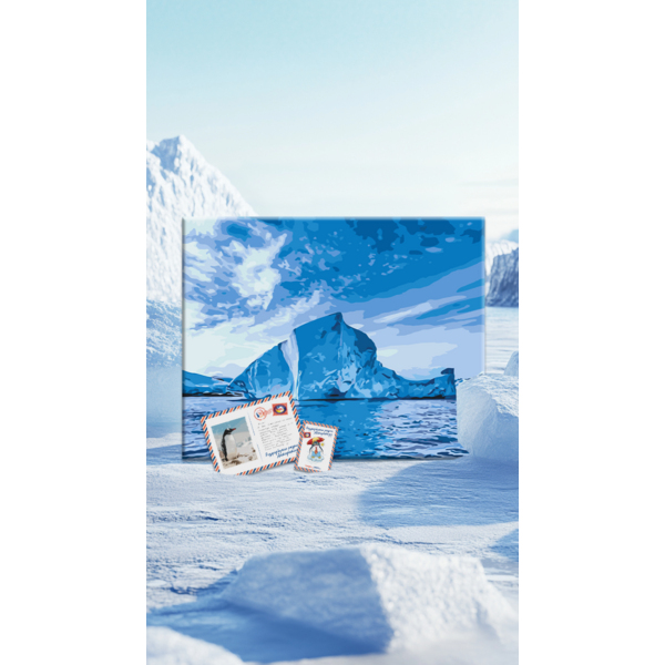 Картина по номерам Пейзажі - Крижане королівство © Андрій Зотов