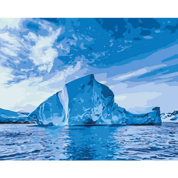 Картина по номерам Пейзажі - Крижане королівство © Андрій Зотов