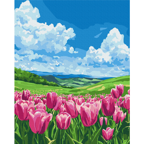 Картина по номерам Пейзажі - Дыхание весны