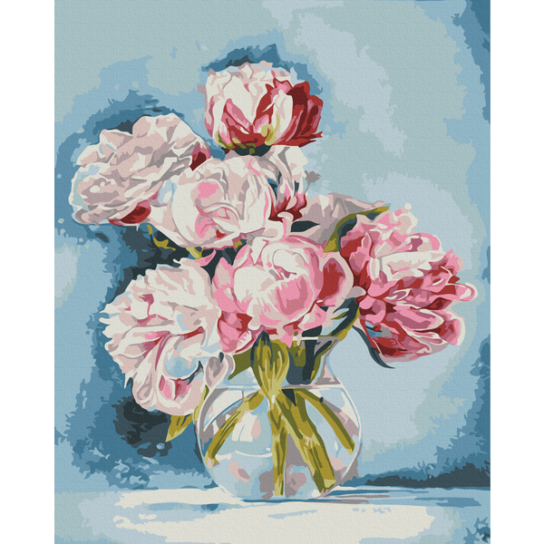 Картина по номерам Авторські колекції - Піони у вазі © Iryna Ponna