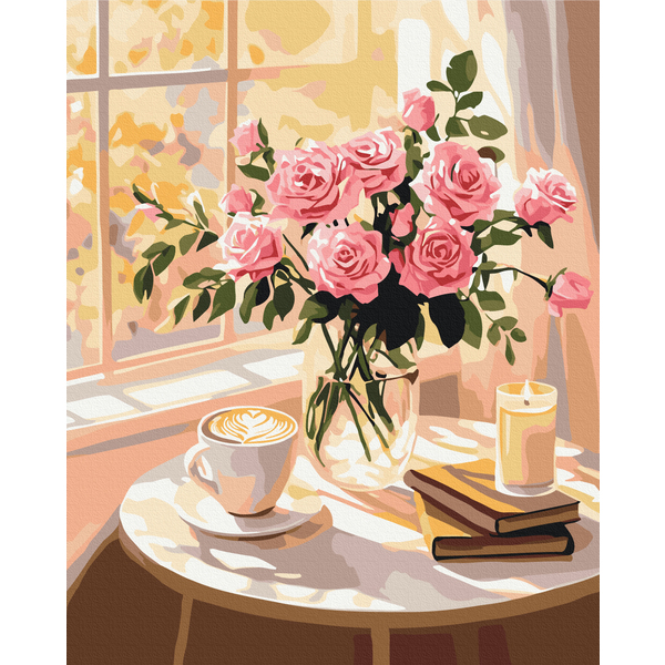 Картина по номерам Квіти - Morning still life