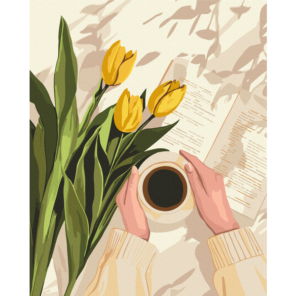 Картина по номерам Квіти - Уют в деталях