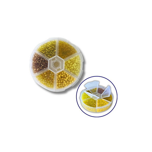 Набори з бісером - Set of beads for decoration and creativity 6 - colored 2 mm №2