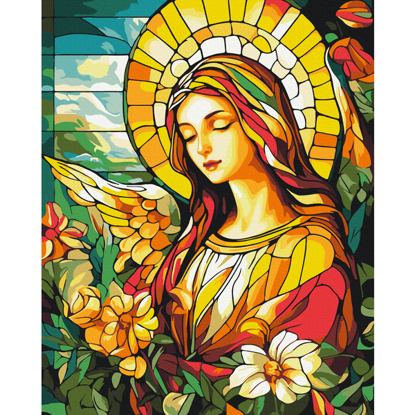 Картина по номерам Діти та ангели - Ангел света