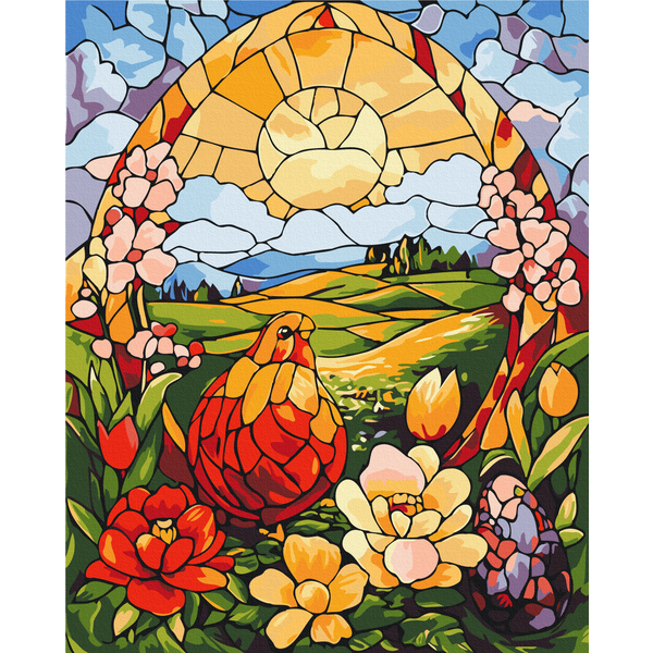 Картина по номерам Пейзажі - Праздничное утро