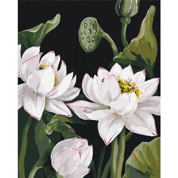 Картина по номерам Квіти - Розквіт натхнення 1